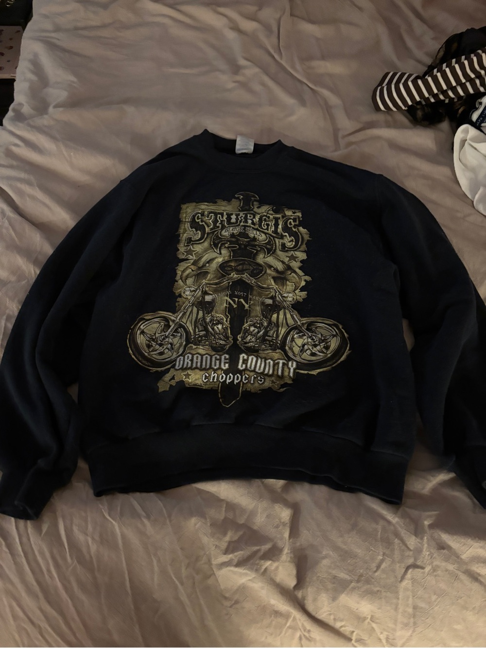 sturgis black crewneck M